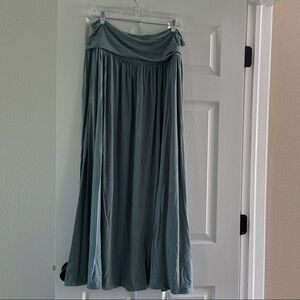 HALARA Teal Maxi Skirt